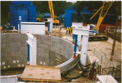 Alexandra Park, digging 22M shaft